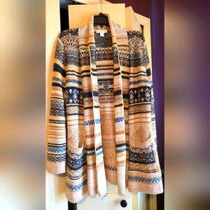 Coldwater Creek - Patterned Multicolor Women's Sweater